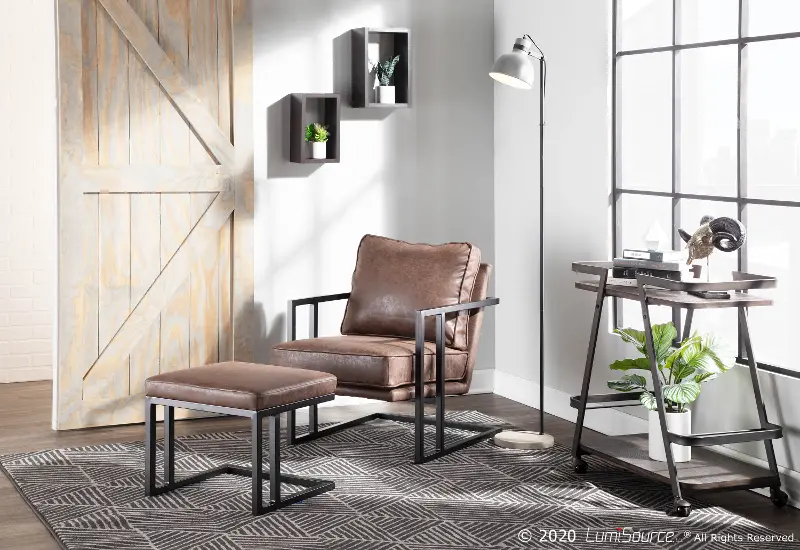 Interior design collection Lounge Chair & Otto man 