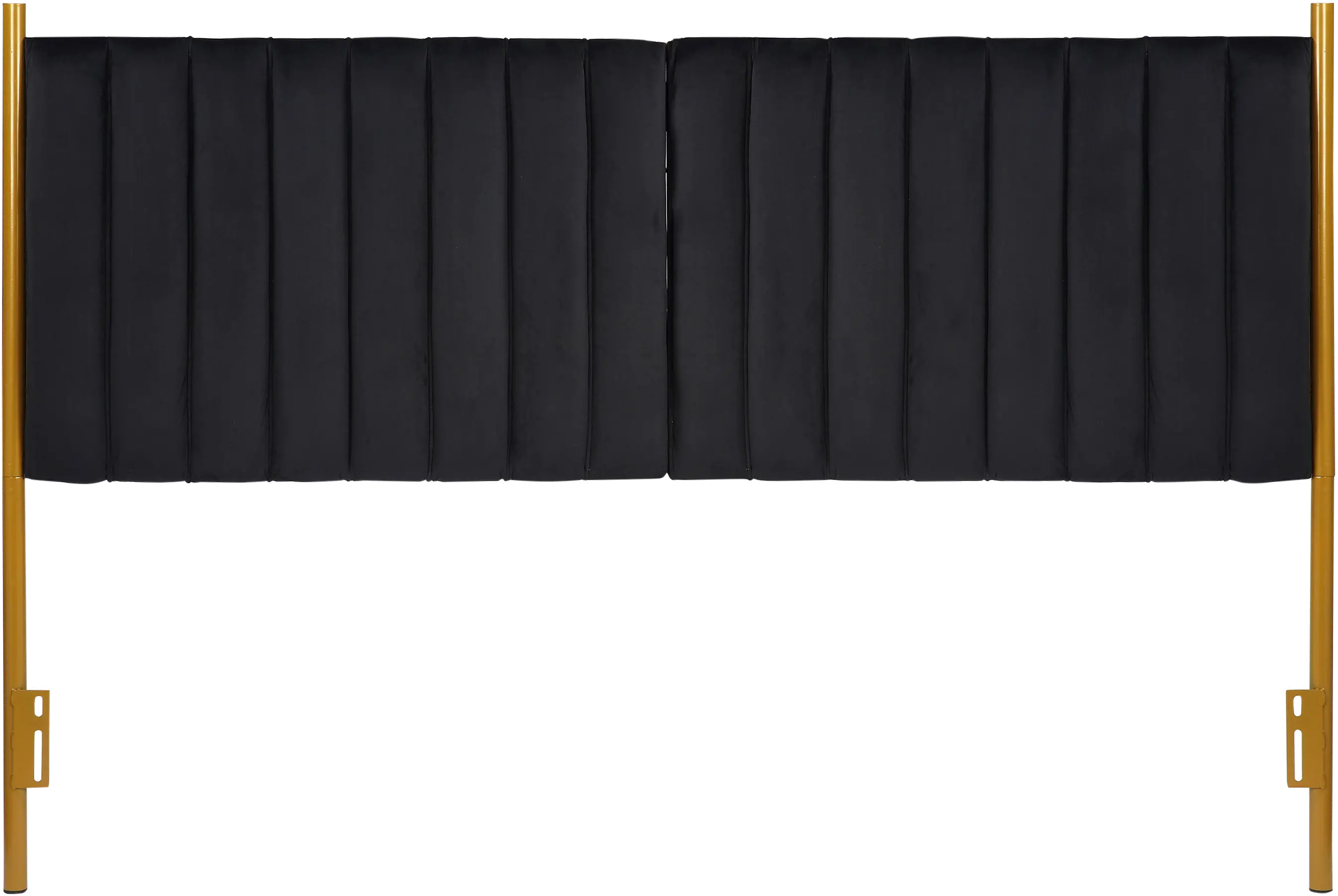 HB-CHLOEKING_AUVBK Chloe King Headboard Black Velvet-1
