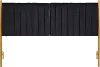 HB-CHLOEKING AUVBK Chloe King Headboard Black Velvet