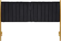 HB-CHLOEKING_AUVBK Chloe King Headboard Black Velvet