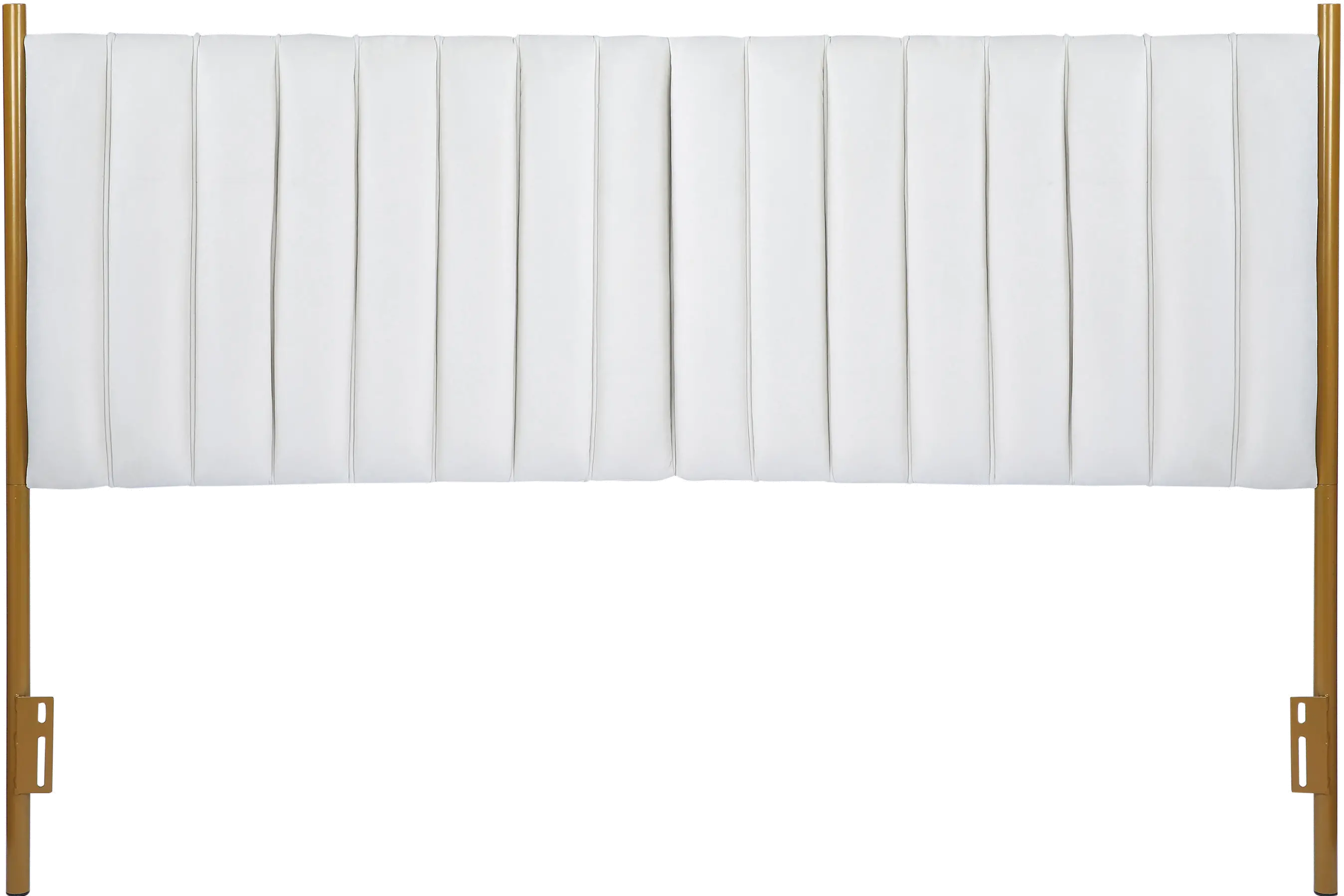 HB-CHLOEKING_AUVCR Chloe King Headboard Cream Velvet-2