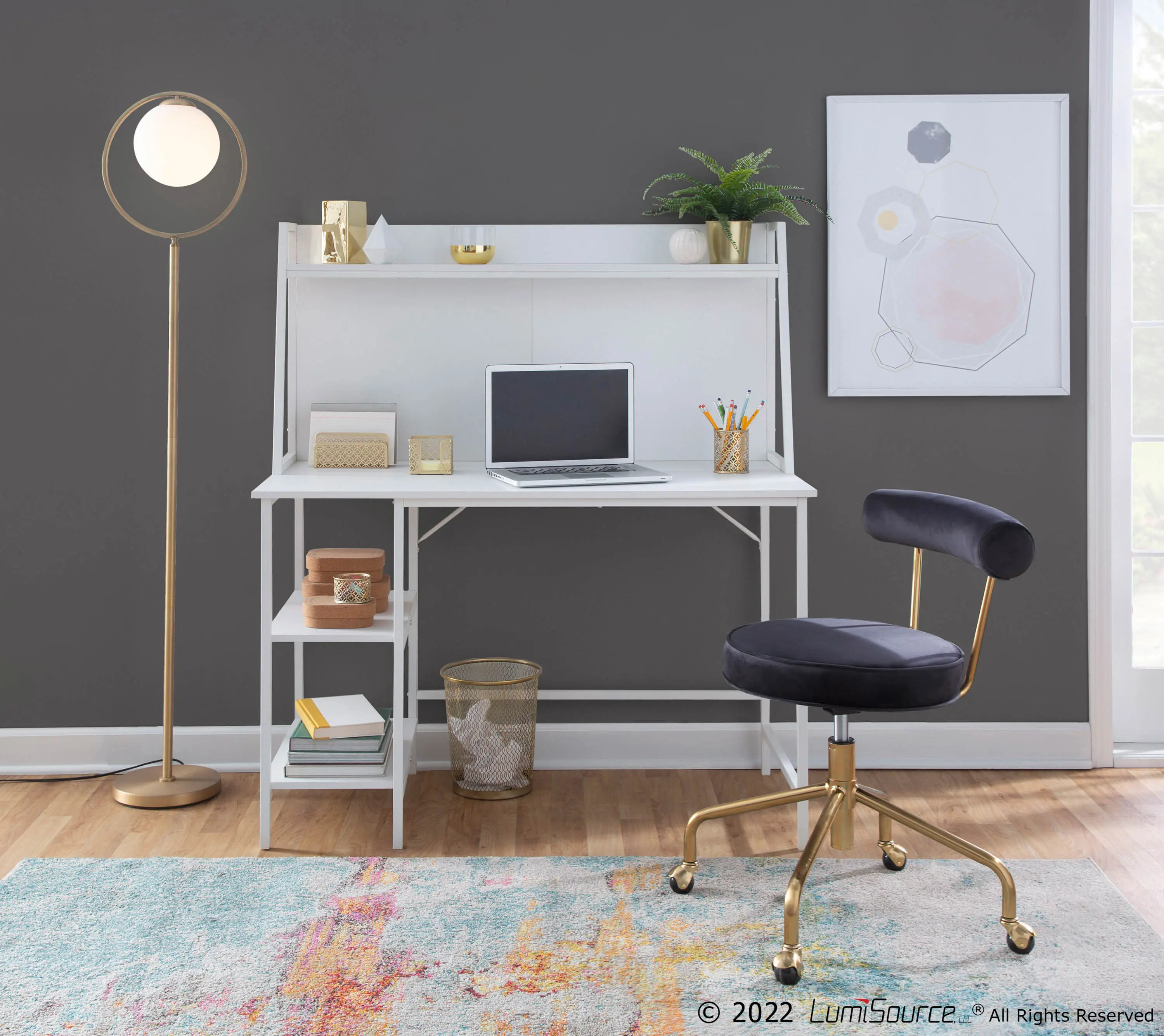 OC-RHONDA_AUVBK Rhonda Task Chair in Black Velvet-1