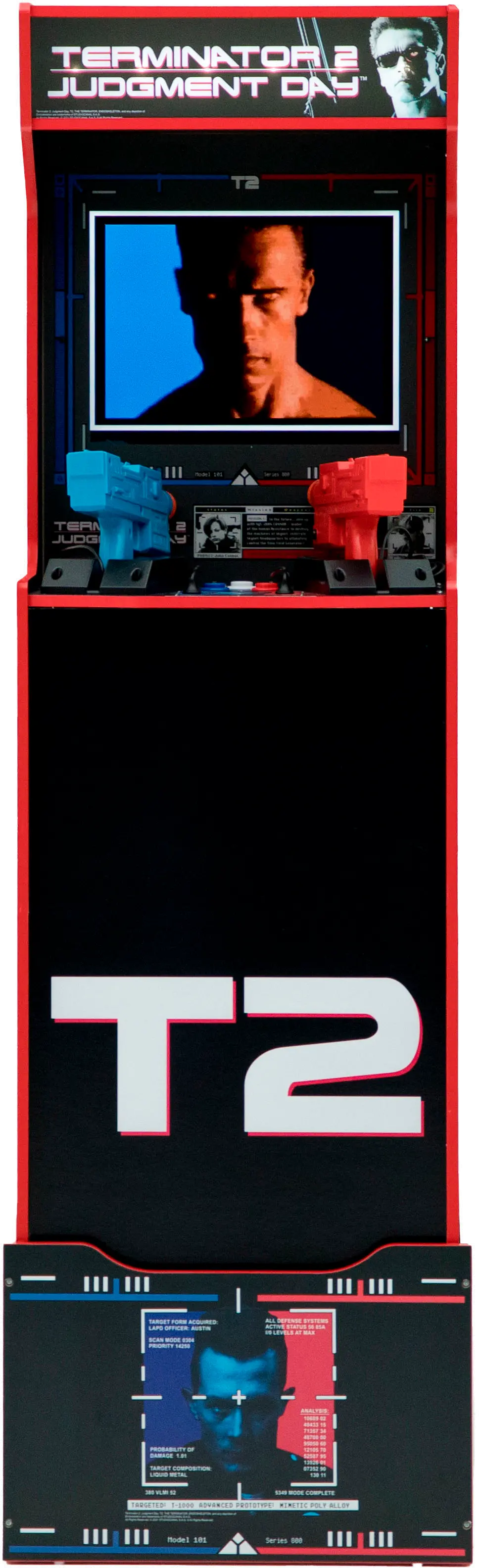 TER-A-10159 Arcade 1Up Terminator 2 Upright Arcade-3
