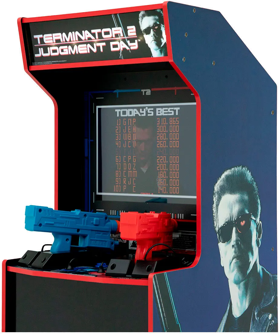 TER-A-10159 Arcade 1Up Terminator 2 Upright Arcade-4