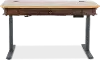 Sonoma Brown Executive Sit Stand Desk