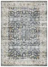 Charleston 2 x 3 Blue Border Washable Area Rug