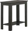 Pierce Charcoal Gray Side Table