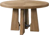 Loft Harbor Light Brown Round Dining Room Table