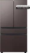 RF23BB8200AP Samsung Bespoke 23 cu ft 4 door French Door Refrigerator - Counter Depth Panel Ready