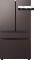 RF23BB8200AP Samsung Bespoke 23 cu ft 4 door French Door Refrigerator - Counter Depth Panel Ready