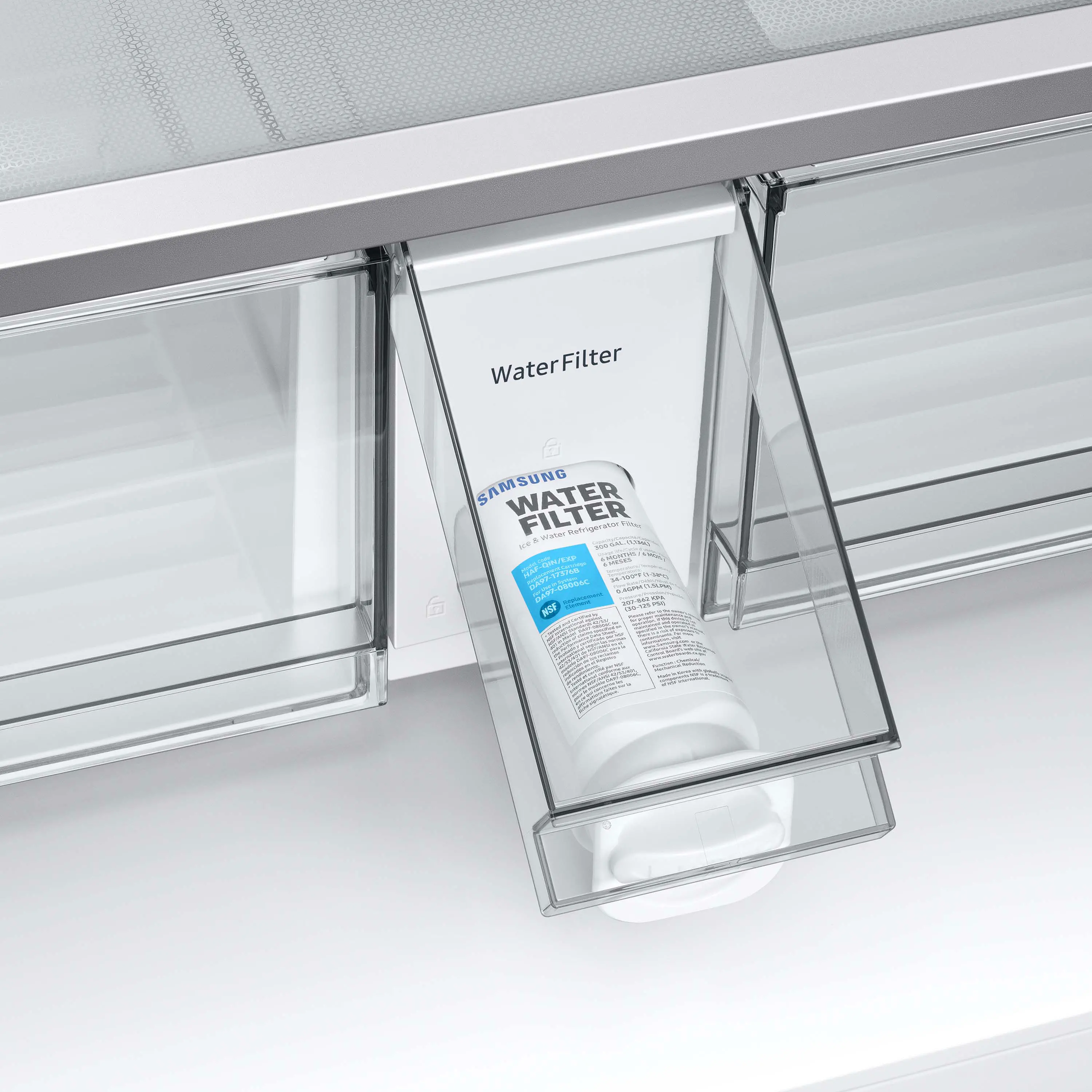 RF23BB89008M Samsung 23 cu ft 4 Door French Door Refrigerator - Counter Depth Charcoal Glass-12