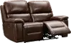 Clearance Wentler Brown Power Reclining Loveseat
