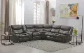 Holcroft Dark Gray 3 Piece Reclining Sectional