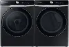 KIT Samsung Electric Front Load Washer and Dryer Set - Black
