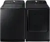 KIT Samsung Electric Top Load Washer and Dryer Set - Black, 52A5500V