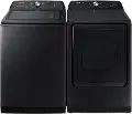 KIT Samsung Electric Top Load Washer and Dryer Set - Black, 52A5500V