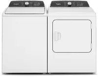 KIT Whirlpool Electric Washer and Dryer Set - White, W5010