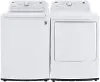 KIT LG Electric Top Load Washer and Dryer Set - White, 7000W