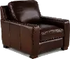 York Brown Leather Chair