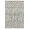 92314-E422 Shibori 5 x 8 Platinum Gray Indoor-Outdoor Rug