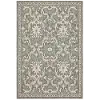 92311-E422 Mohawk Outdoor Home 5 x 8 Oushak Platinum Aqua Indoor-Outdoor Rug
