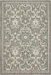 92311-E422 Mohawk Outdoor Home 5 x 8 Oushak Platinum Aqua Indoor-Outdoor Rug