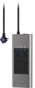 Austere V Series Power 6-Outlet Surge Protector with Omniport USB