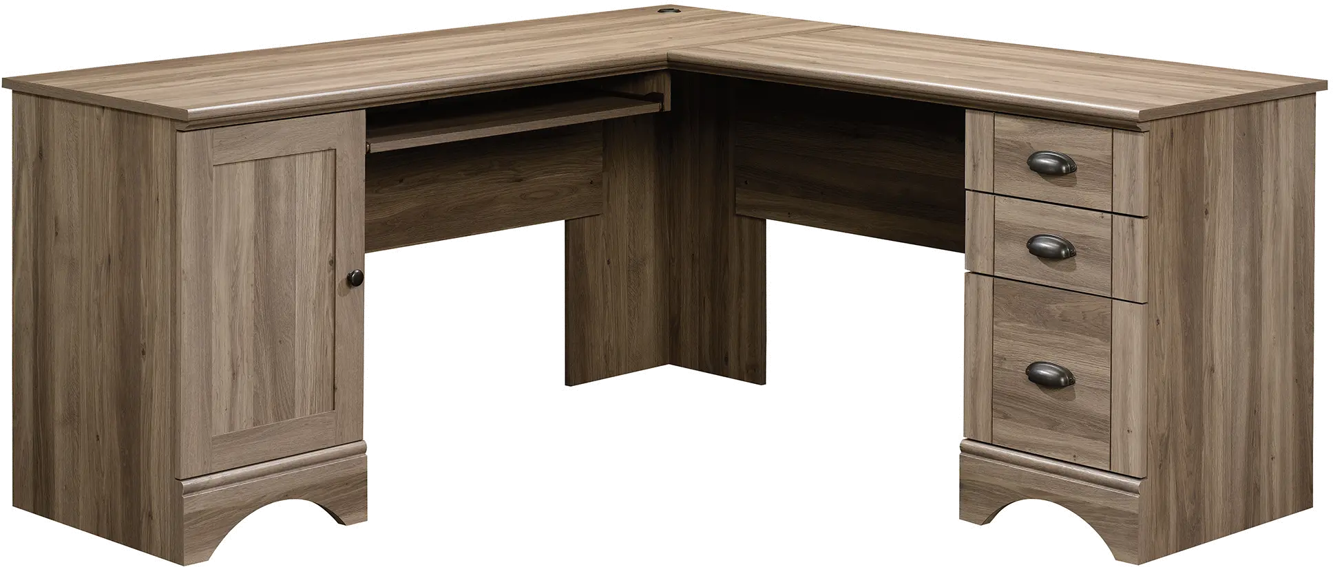 Harborview Brown Corner L-Desk-1