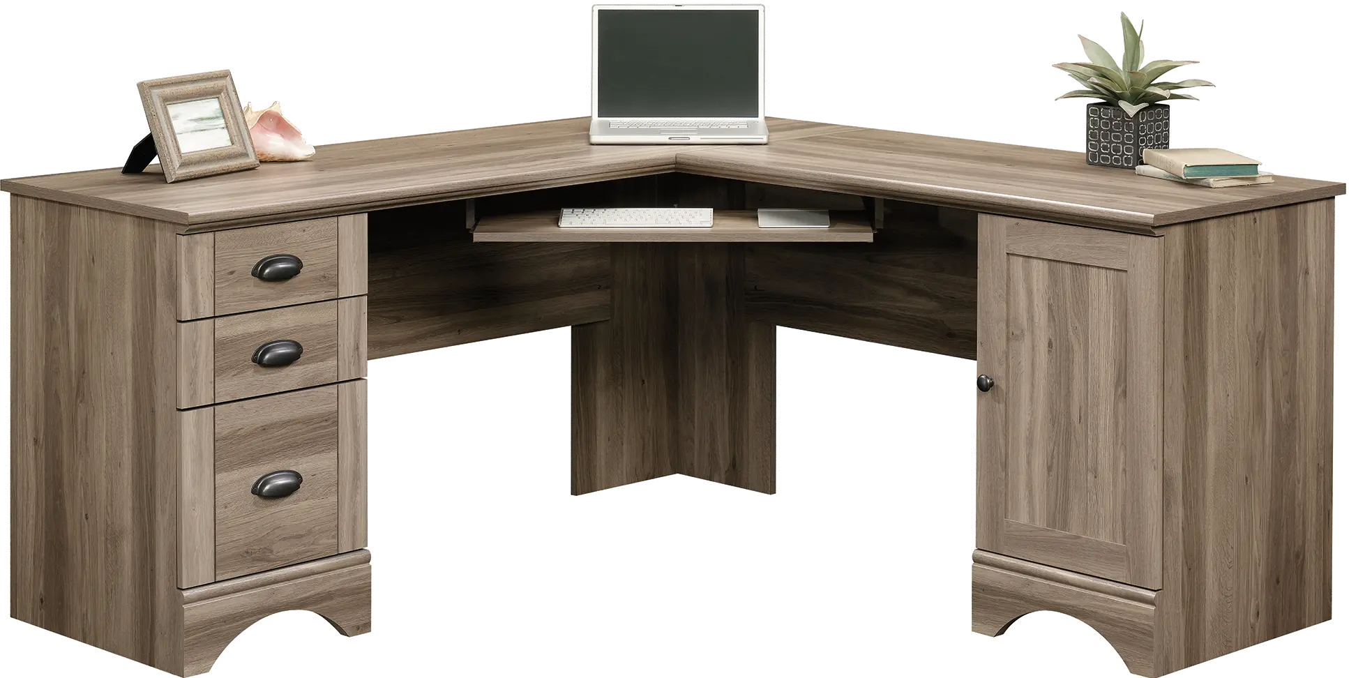 Harborview Brown Corner L-Desk-10