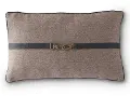 Brown and Tan Wool Pillow