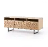 IPRS-003 Modern Eclectic 65 Natural Mango TV Stand