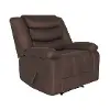 Houston Brown Micro-Fiber Manual Recliner