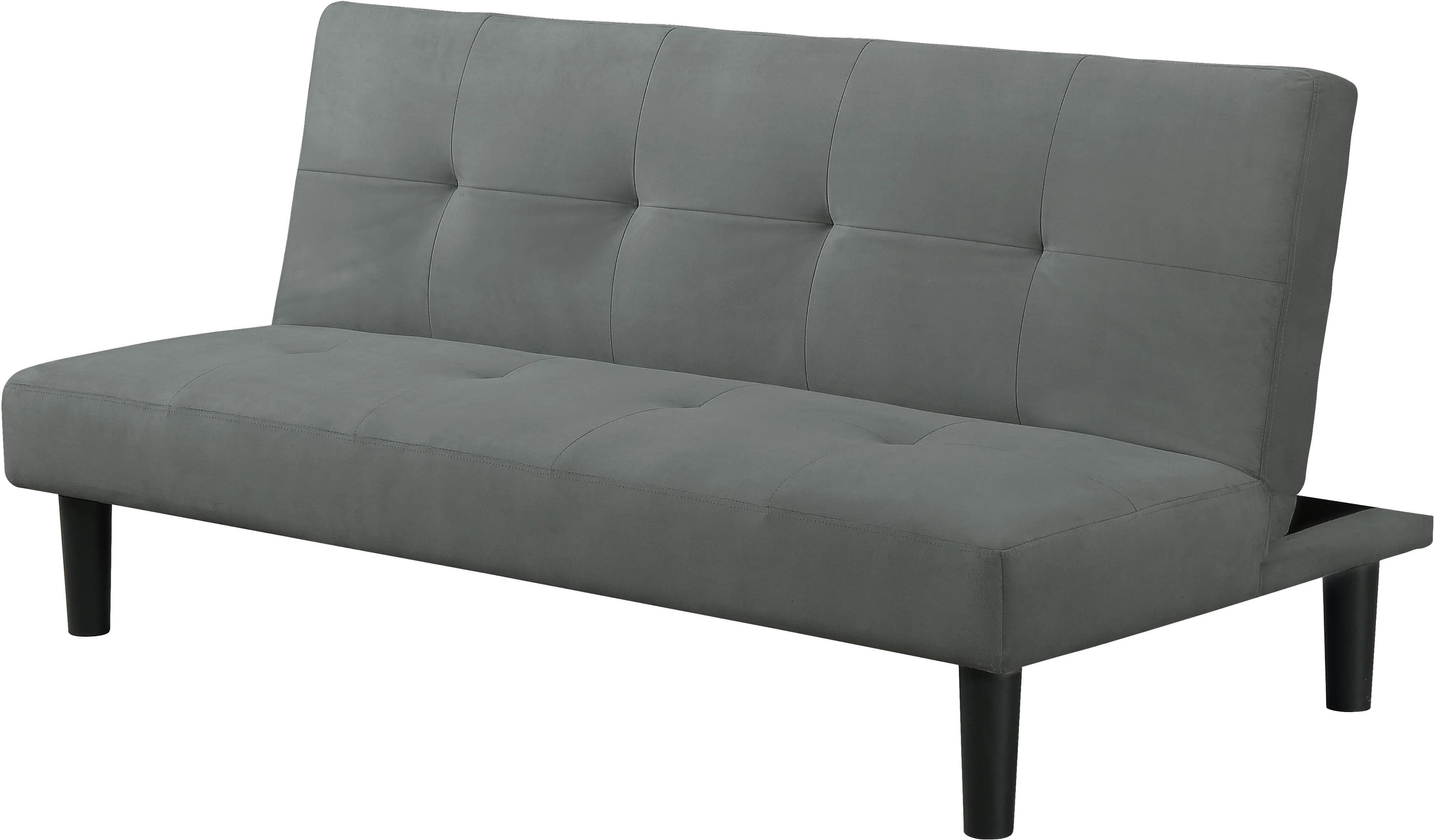 Ellison Gray Convertible Sofa-1