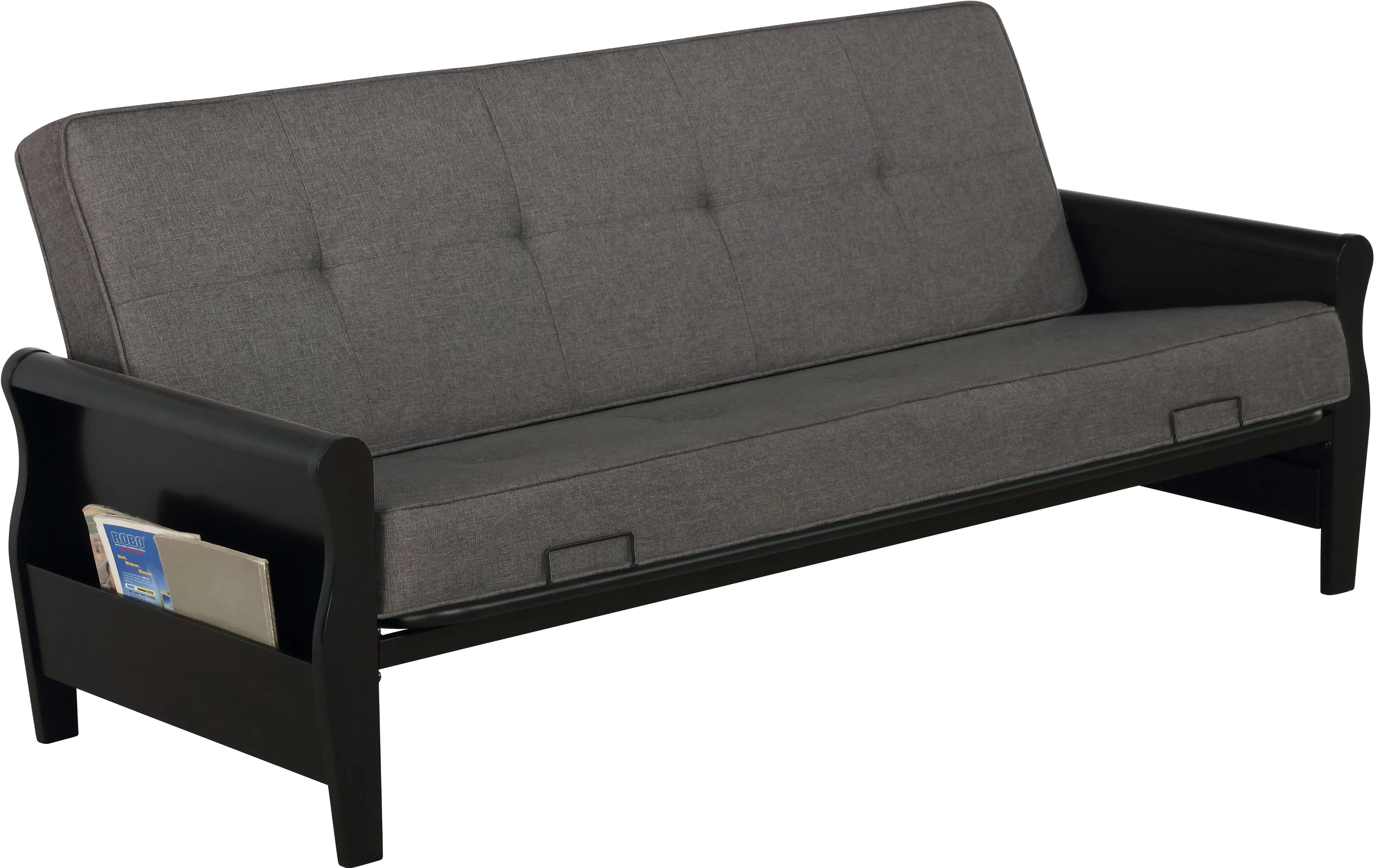 Charles Gray Convertible Sofa-1