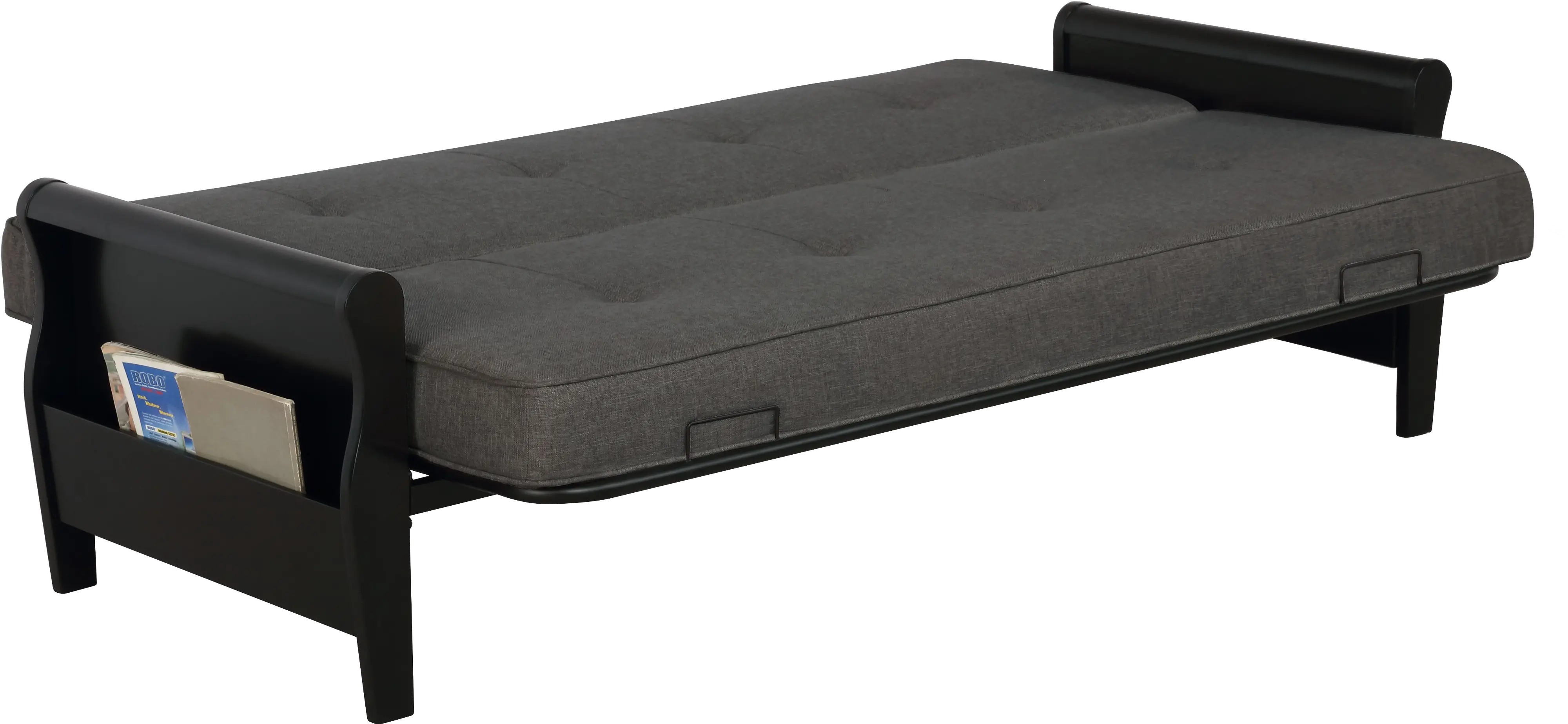 Charles Gray Convertible Sofa-2