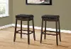 Monarch Dark Brown Bar Stool, Set of 2