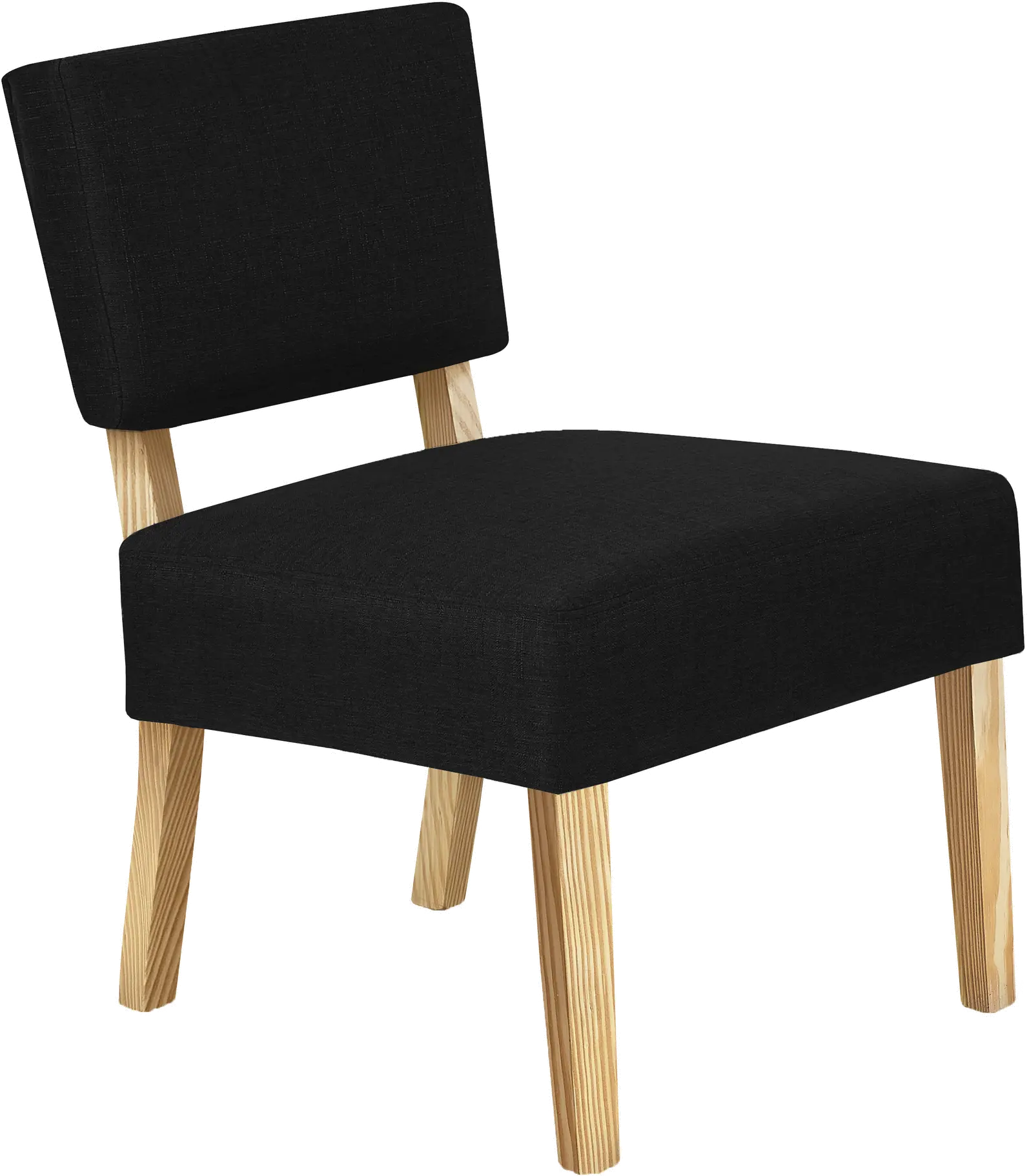 Bailey Black Linen Accent Chair-2