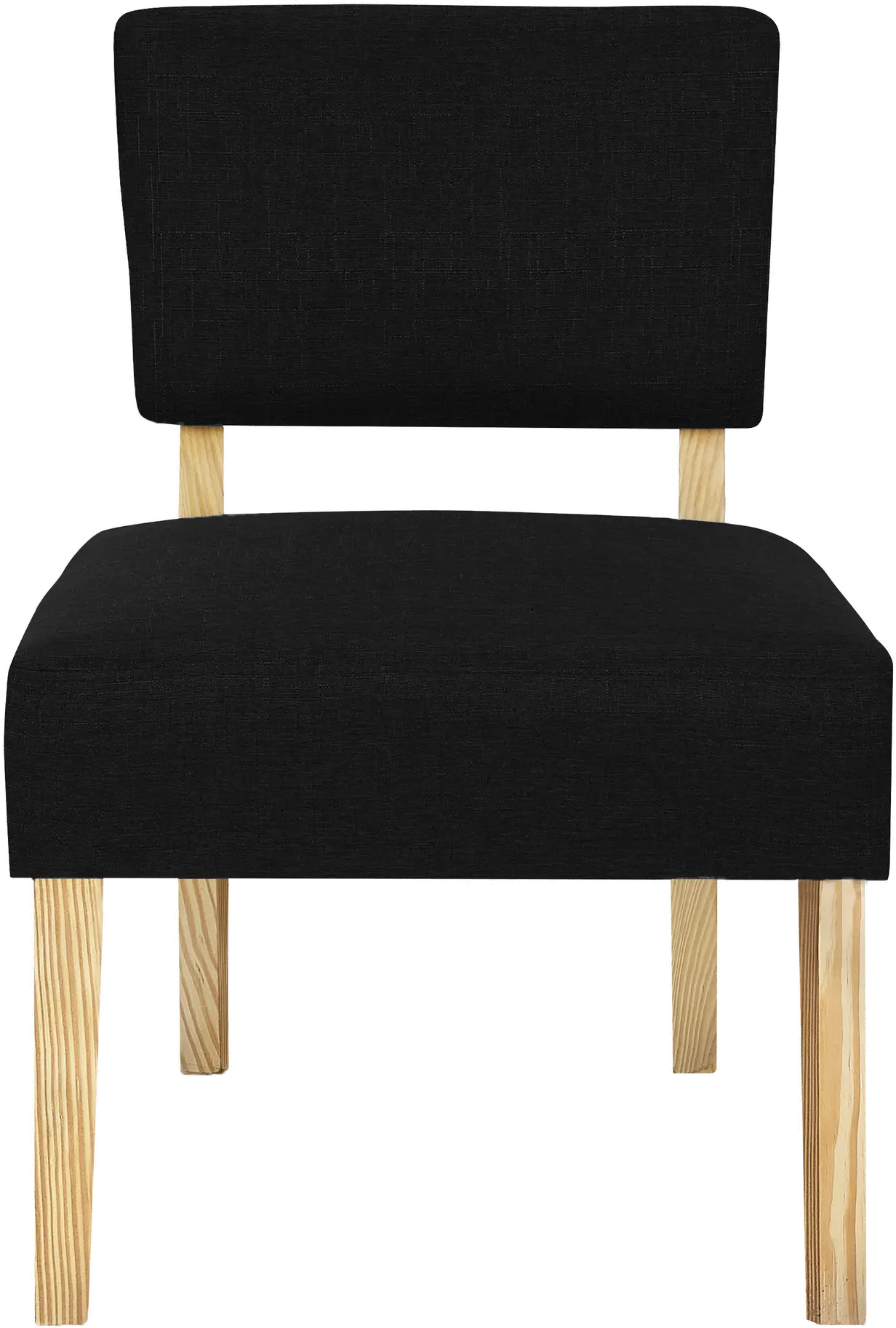 Bailey Black Linen Accent Chair-3