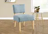 Bailey Light Blue Linen Accent Chair