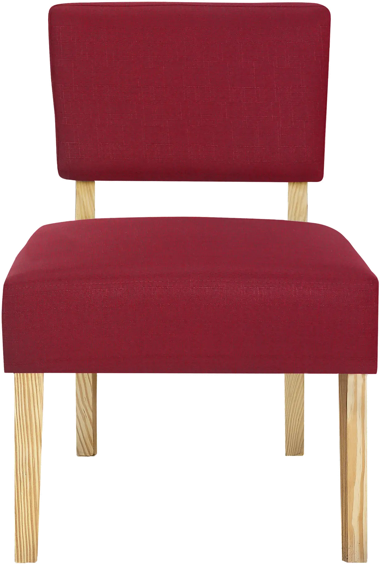 Bailey Red Linen Accent Chair-2