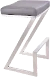 Atlantis Gray Counter Height Stool