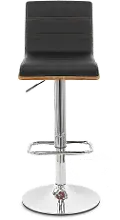 LCAUBAWABL Aubrey Black Adjustable Bar Stool