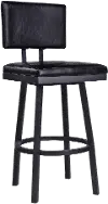 LCBBBABLVB30 Balboa Black Swivel Bar Stool