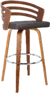 Jayden Brown Swivel Counter Height Stool