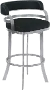 Prinz Black Swivel Counter Height Stool