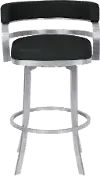LCPRBABLBS30 Prinz Black Swivel Bar Stool