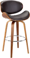 LCSLBABRWA26 Solvang Brown Swivel Counter Height Stool