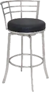 Viper Black Swivel Counter Height Stool