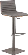 Café Gray Adjustable Height Bar Stool