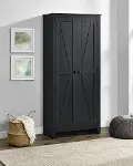 Farmington Black 31.5 Wide Storage Cabinet